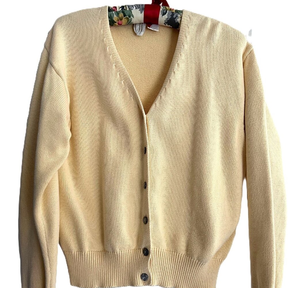 Cardigan Yellow Clifford & Wills Medium